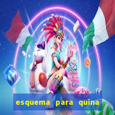 esquema para quina com 20 dezenas